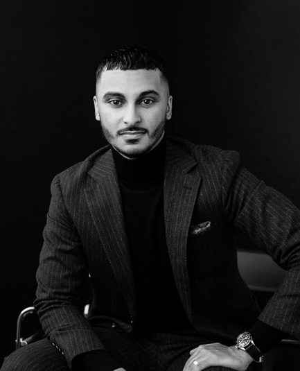 Toronto realtor modern headshot.
