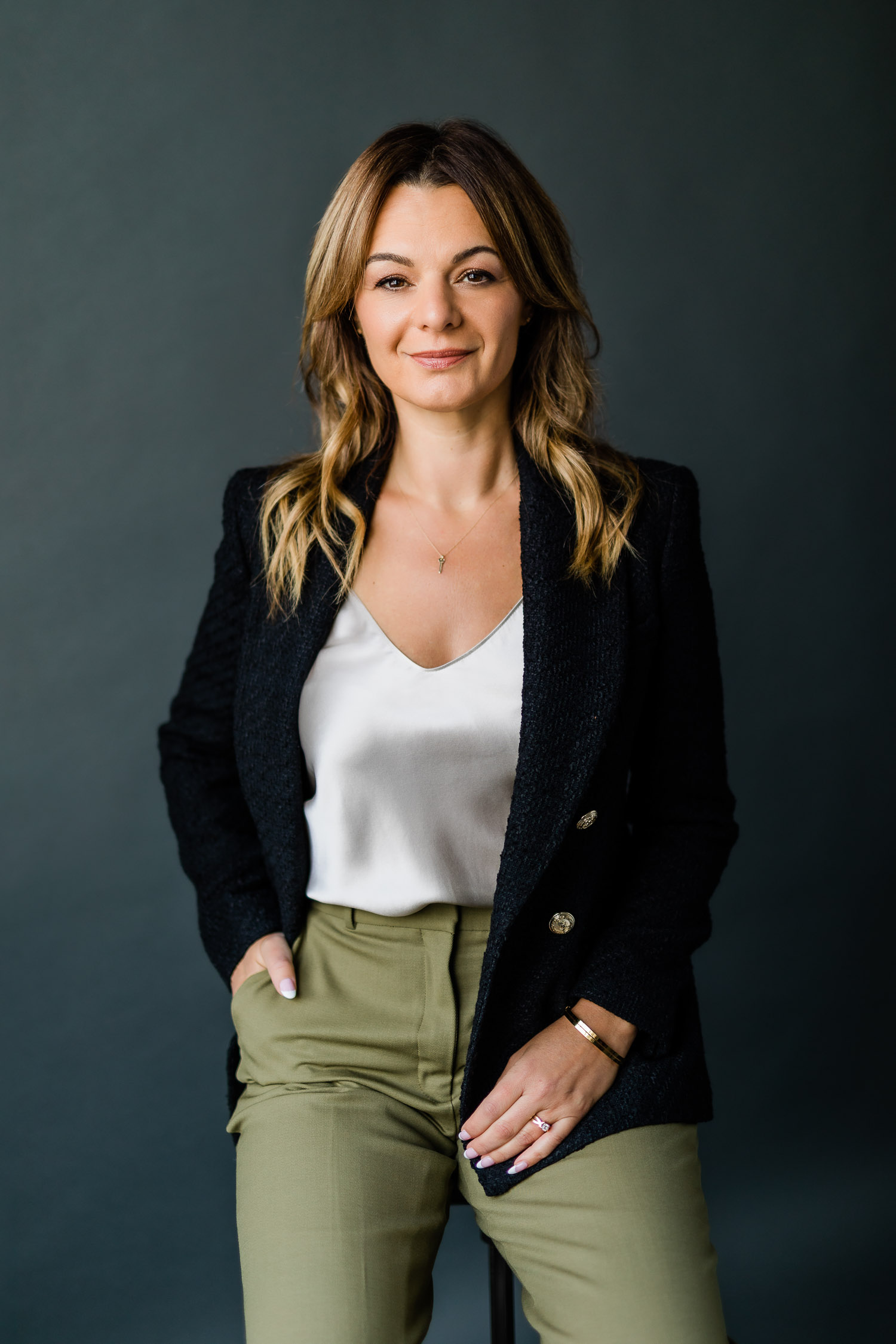 modern professional headshot for female realtor