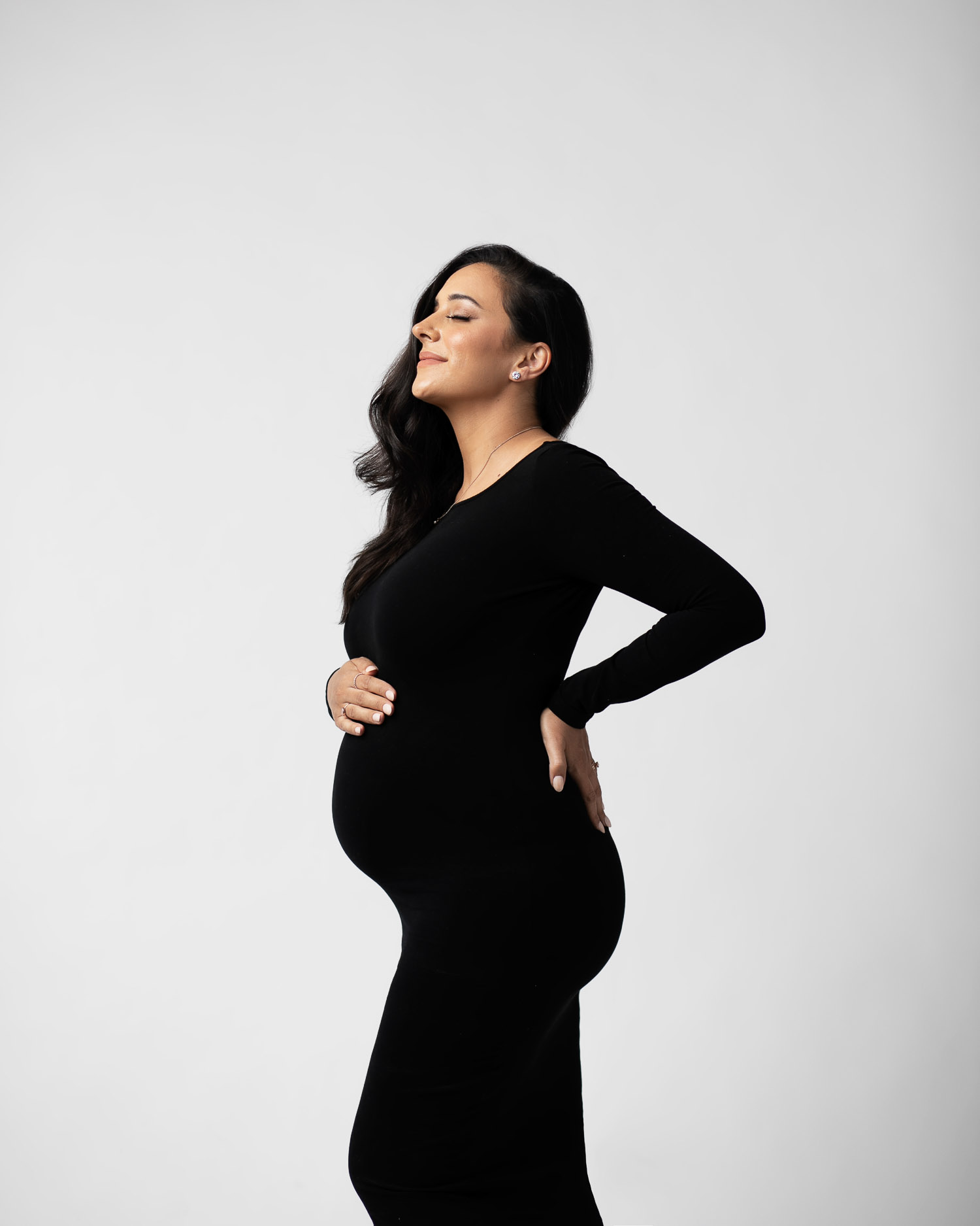 Editorial pregnancy photoshoot.