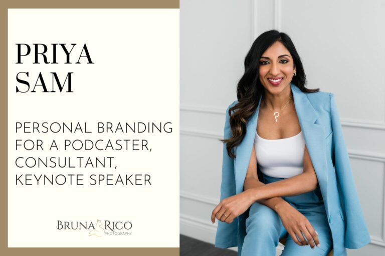 Priya Sam | Brand photoshoot for a podcast