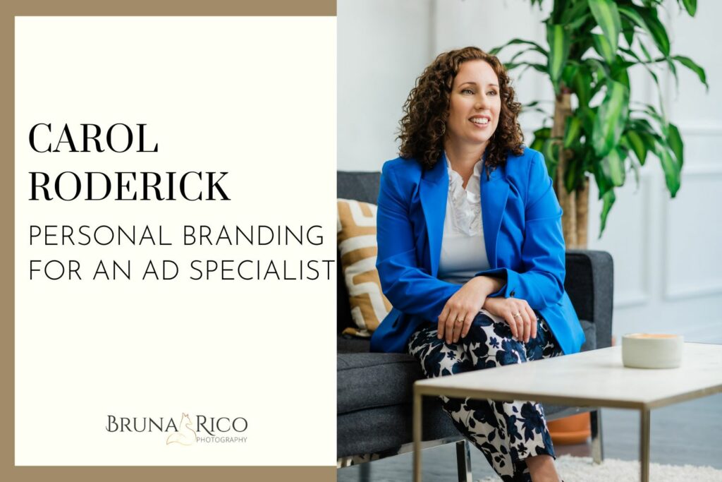 Blog personal branding session for an ad specialist