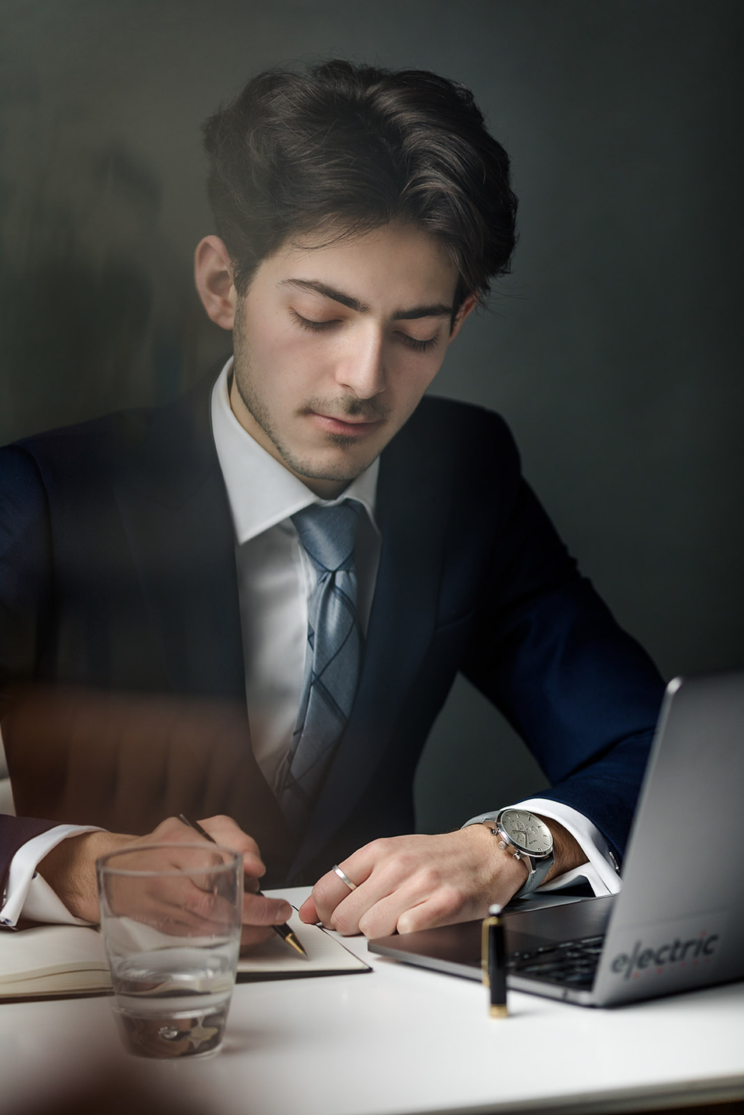 Portrait of a business man in studio